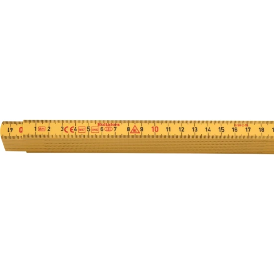Hultafors Duimstok G 59 2m - 10-delig - geel