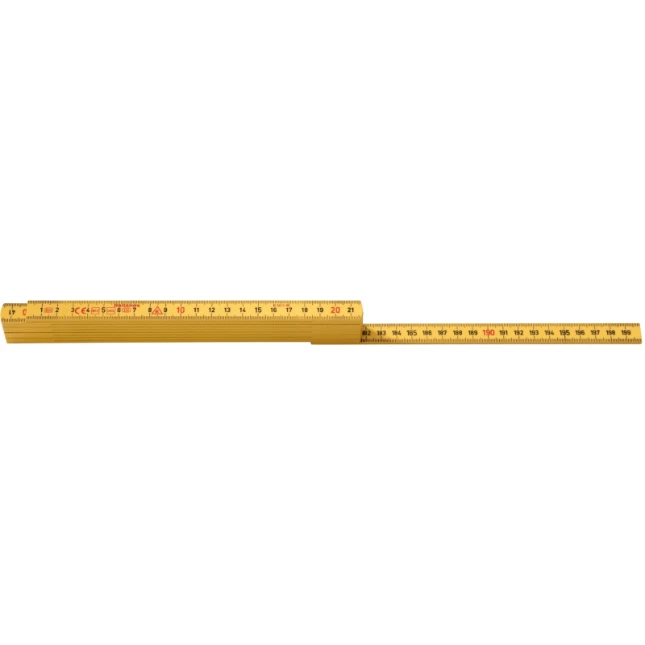 Hultafors Duimstok G 59 2m - 10-delig - geel