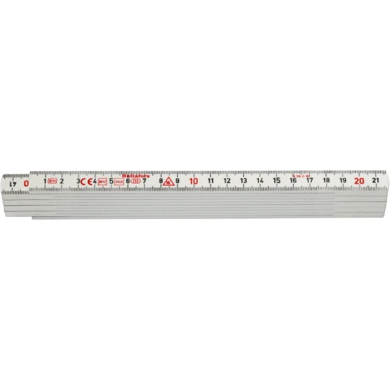 Hultafors Duimstok G 59 2m - 10-delig - wit