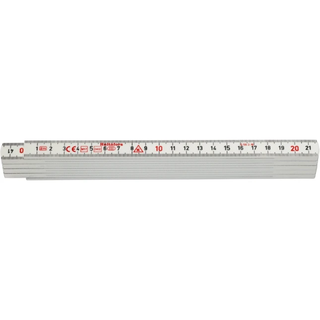 Hultafors Duimstok G 59 2m - 10-delig - wit