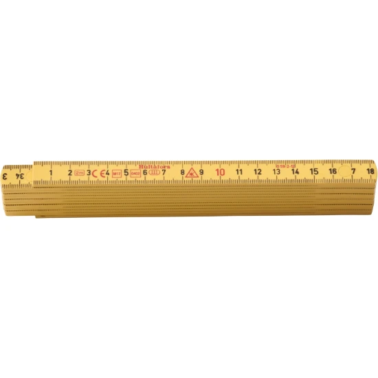 Hultafors Duimstok G 59 2m - 12-delig - geel