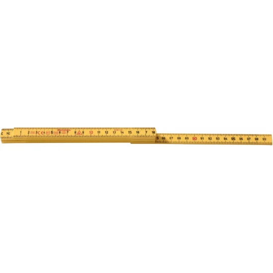 Hultafors Duimstok G 59 1m - 6-delig - geel