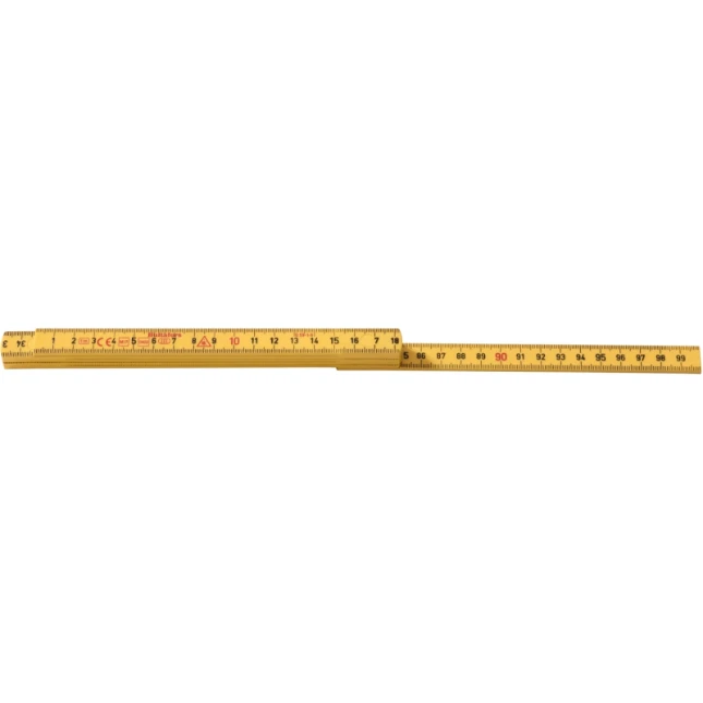 Hultafors Duimstok G 59 1m - 6-delig - geel