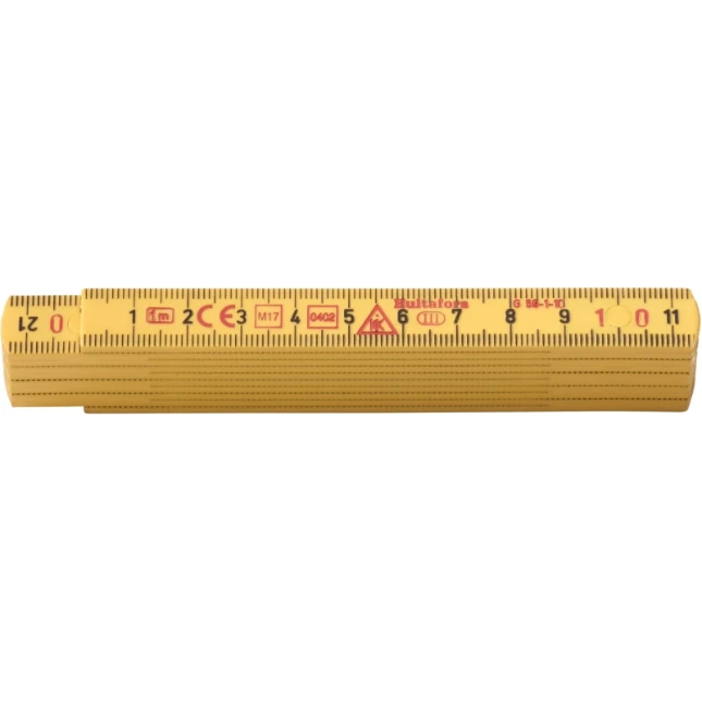 Hultafors Duimstok G 59 1m - 10-delig - geel