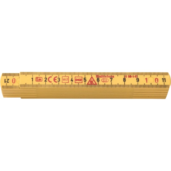 Hultafors Duimstok G 59 1m - 10-delig - geel