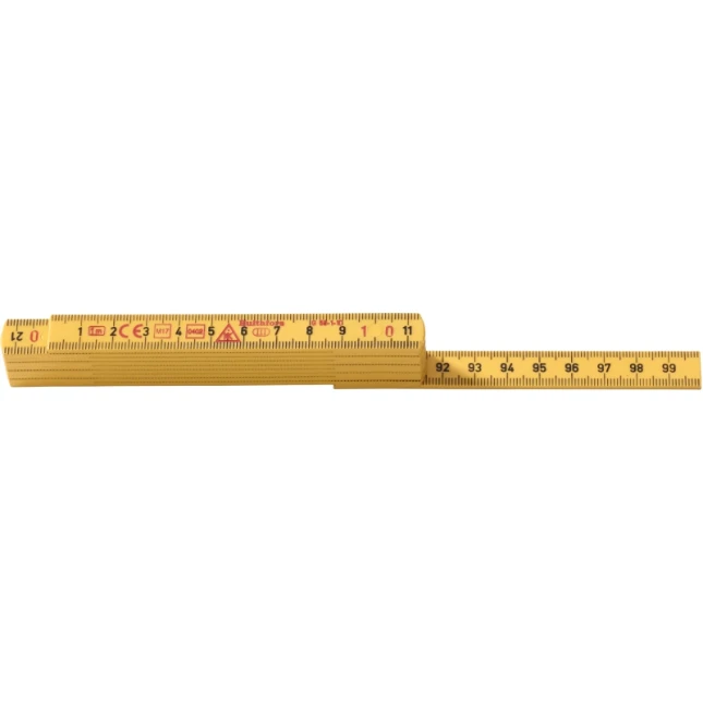 Hultafors Duimstok G 59 1m - 10-delig - geel