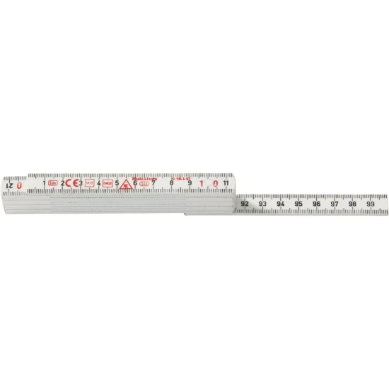 Hultafors Duimstok G 59 1m - 10-delig - wit