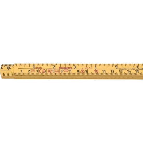Hultafors Duimstok G 61 1m - 6-delig