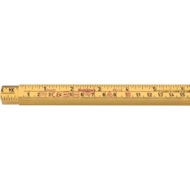 Hultafors Duimstok G 61 1m - 6-delig