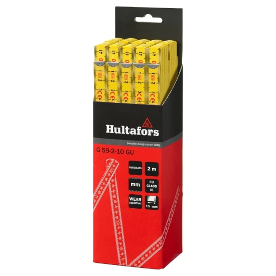 Hultafors Duimstok GE 59 2m - geel