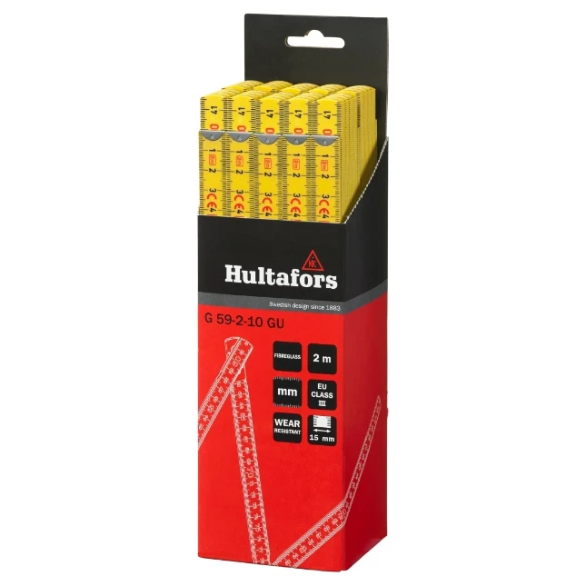 Hultafors Duimstok GE 59 2m - geel