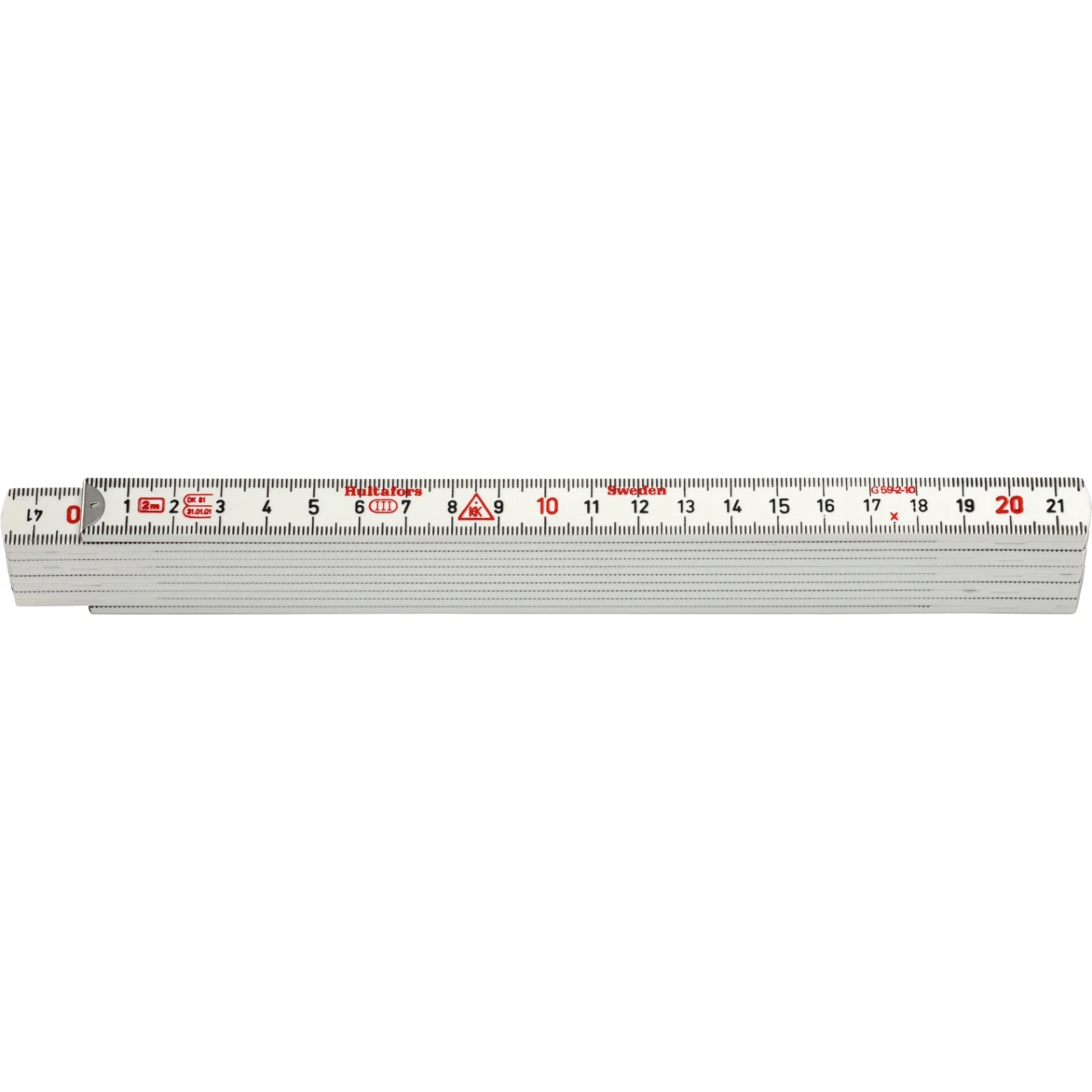 Hultafors Duimstok GE 59 2m - wit