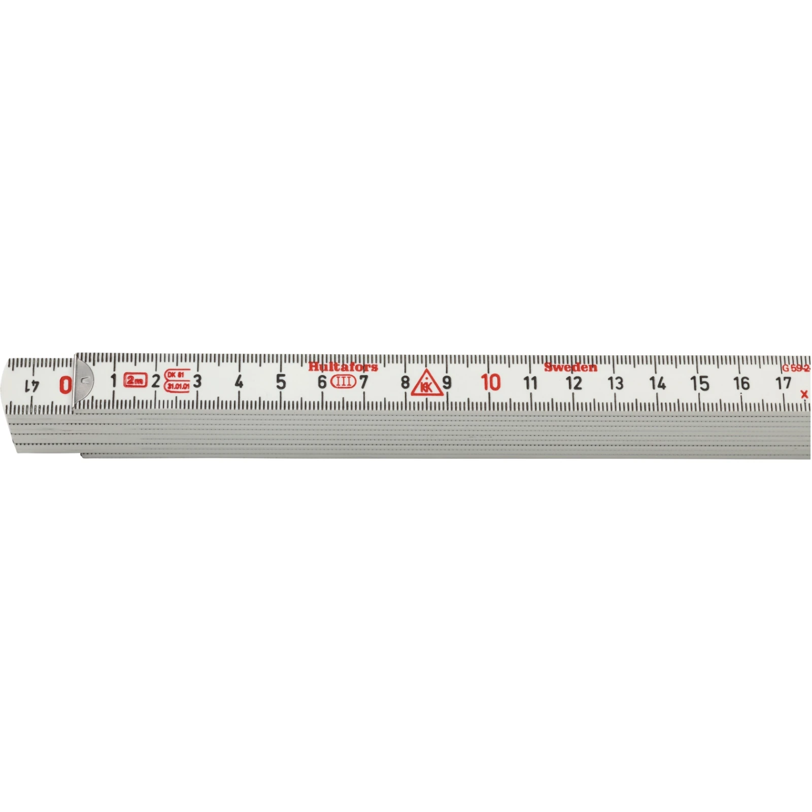 Hultafors Duimstok GE 59 2m - wit