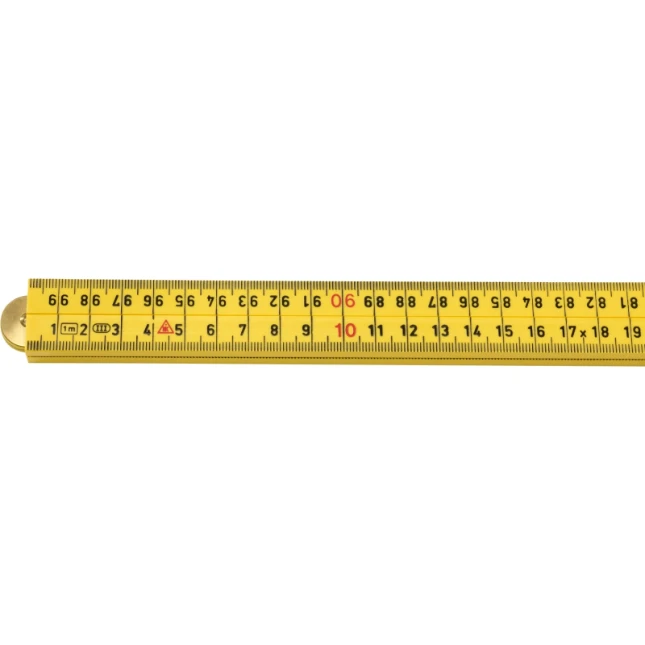 Hultafors Duimstok G 59 1m - 4-delig - geel