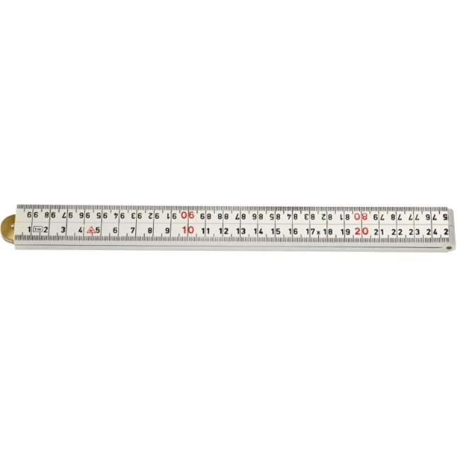 Hultafors Duimstok G 59 1m - 4-delig - wit