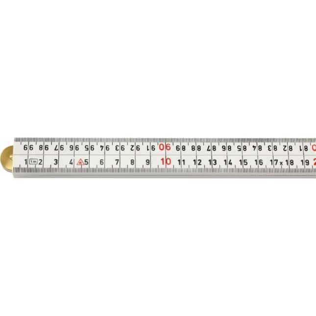 Hultafors Duimstok G 59 1m - 4-delig - wit