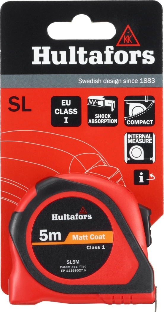 Hultafors Rolbandmaat SL 5M - 5m