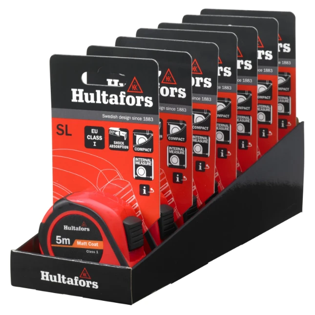 Hultafors Rolbandmaat SL 5M - 5m (display)
