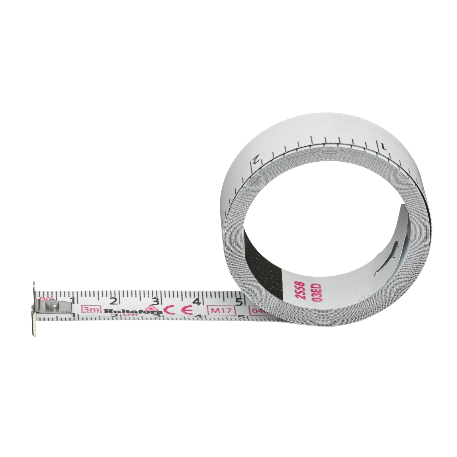 Hultafors Talmeter Meetlint 3m met eindhaak