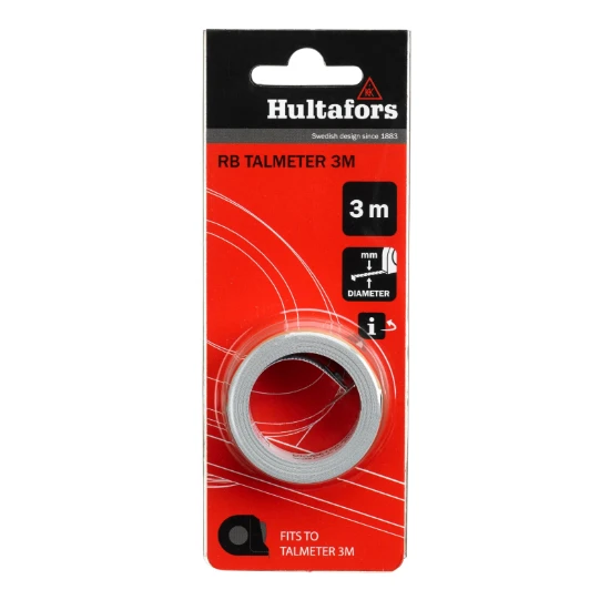 Hultafors Talmeter Meetlint 3m met eindhaak