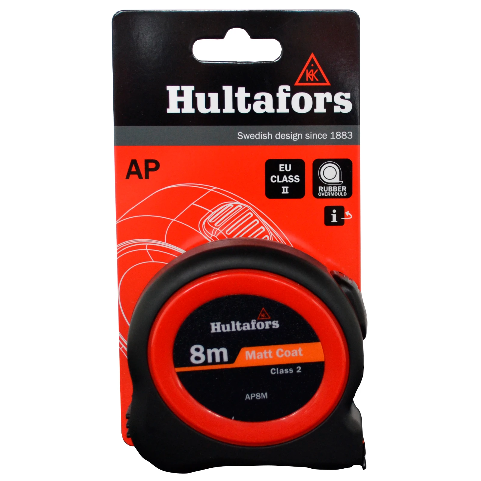 Hultafors Rolbandmaat AP 8m