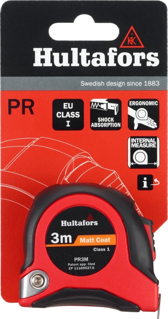 Hultafors Rolbandmaat PR - 3 meter