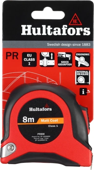 Hultafors Rolbandmaat PR - 8 meter