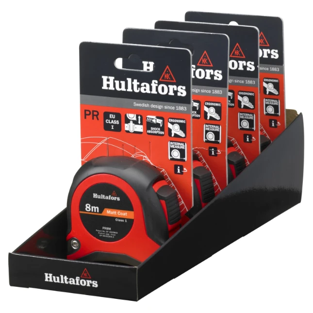 Hultafors Rolbandmaat PR - 8 meter (display)