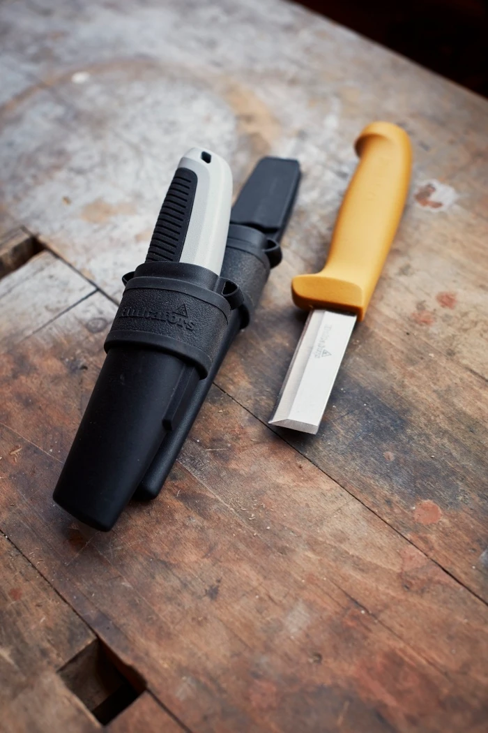 Hultafors dubbel Holster met  Mes STK & URA