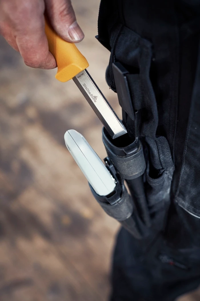 Hultafors dubbel Holster met  Mes STK & URA