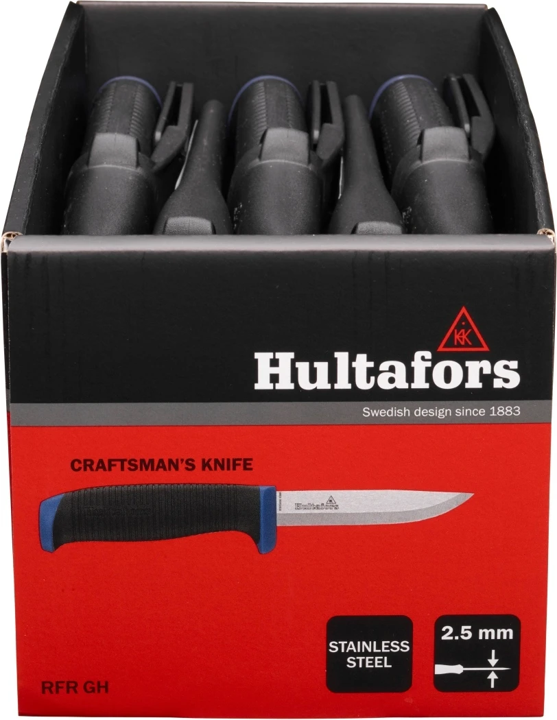 Hultafors Mes RFR GH Frictiegrip - Japans RVS
