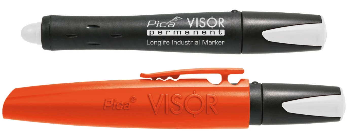 Pica VISOR 990/52 Industriële Multi-Use Krijtmarker wit
