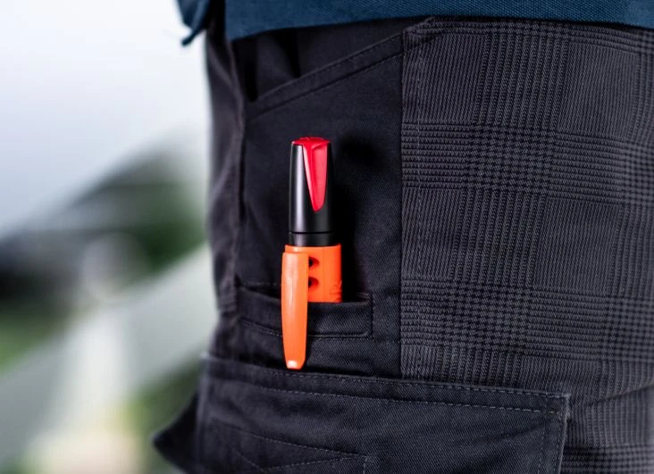 Pica VISOR 990/40 Industriële Multi-Use Krijtmarker rood