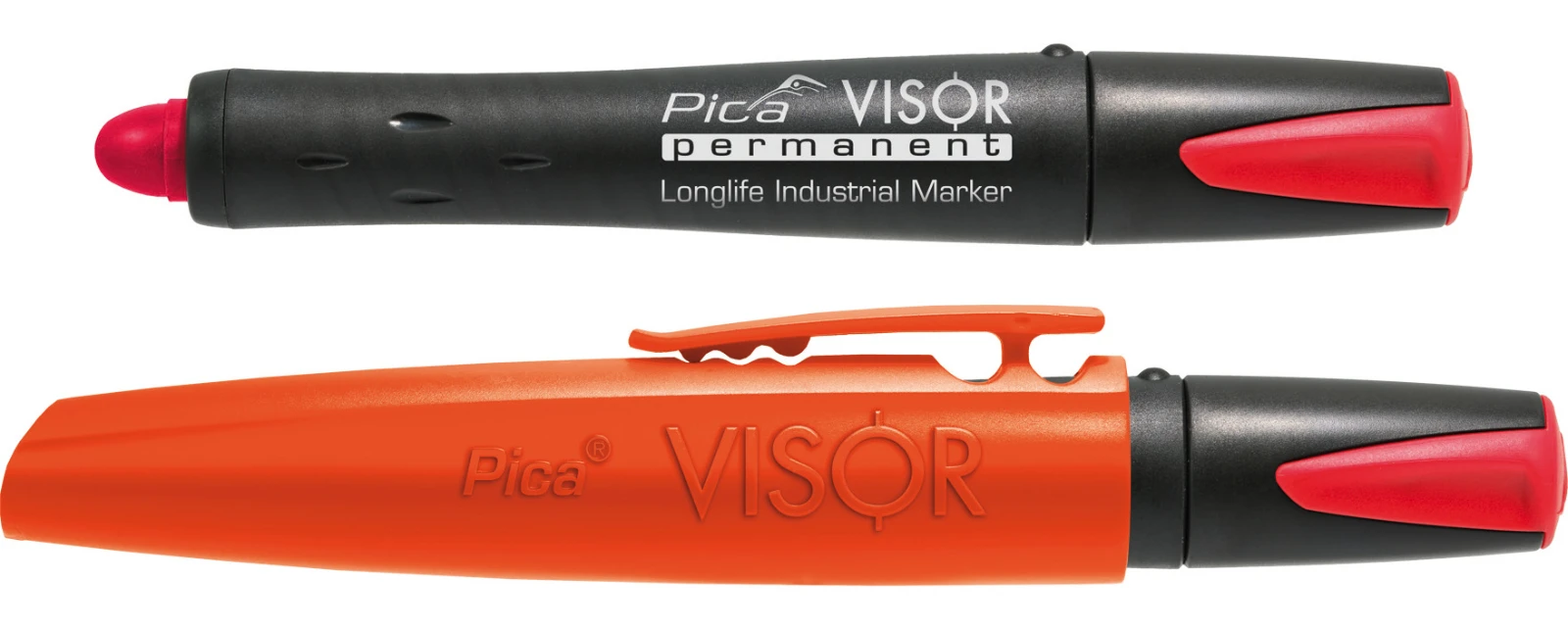 Pica VISOR 990/40 Industriële Multi-Use Krijtmarker rood
