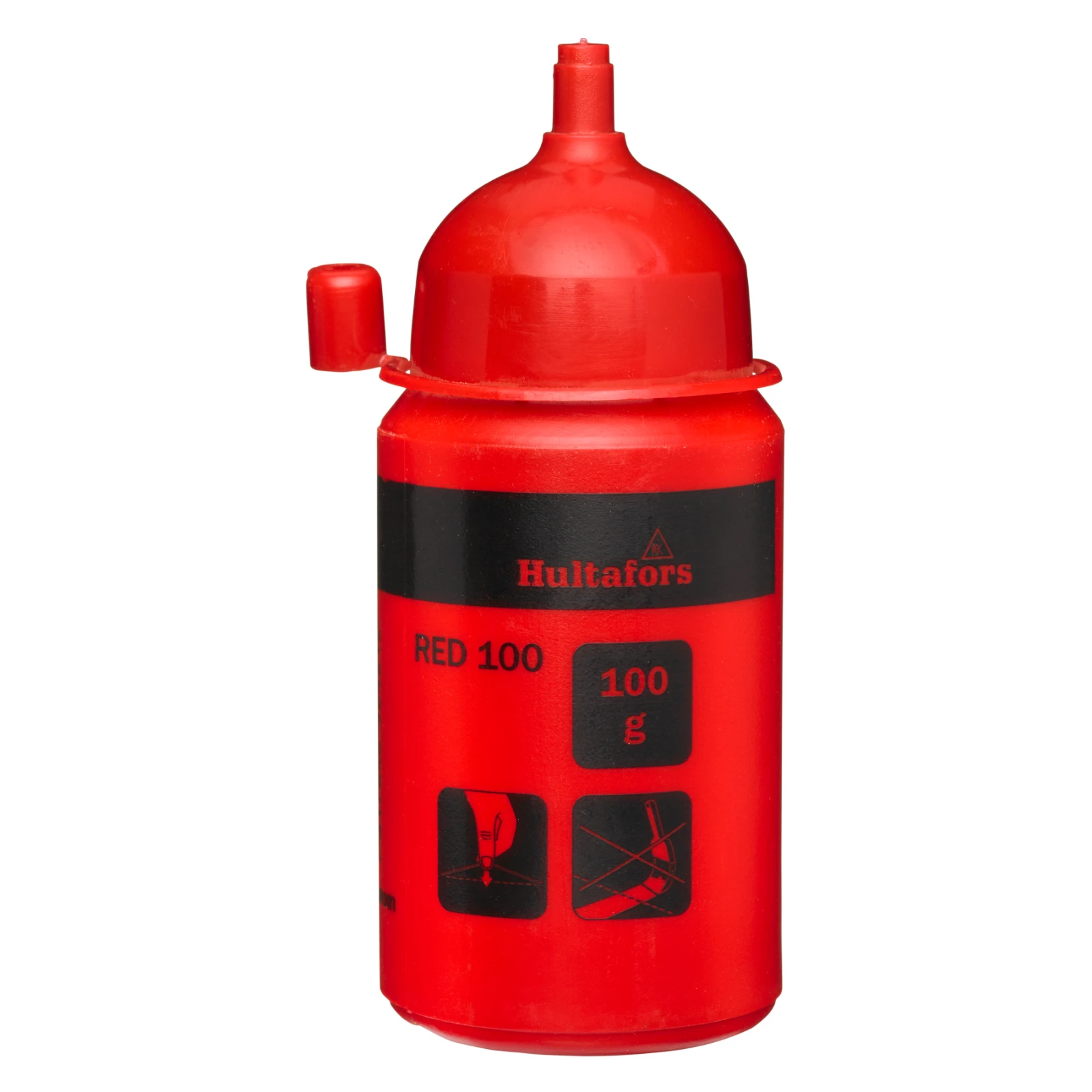 Hultafors Slaglijnkrijt Rood - 100 gram