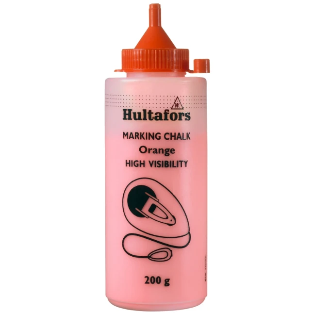 Hultafors Slaglijnkrijt Oranje - 200 gram