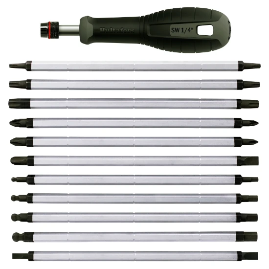 Hultafors Bithouderset Lange bits (in etui)