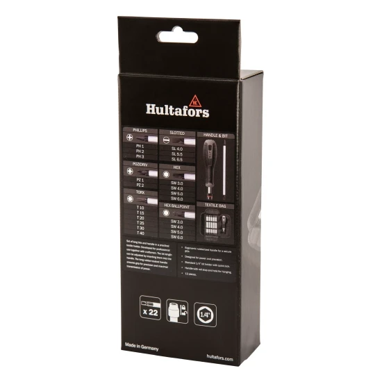 Hultafors Bithouderset Lange bits (in etui)