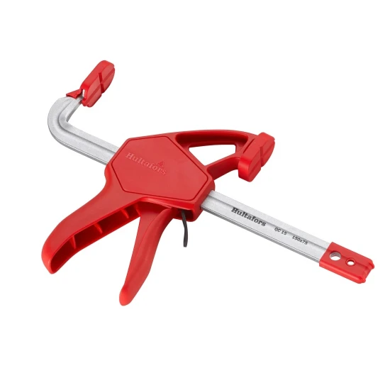 Hultafors Lijmklem QC 15 rood - met snelspanner