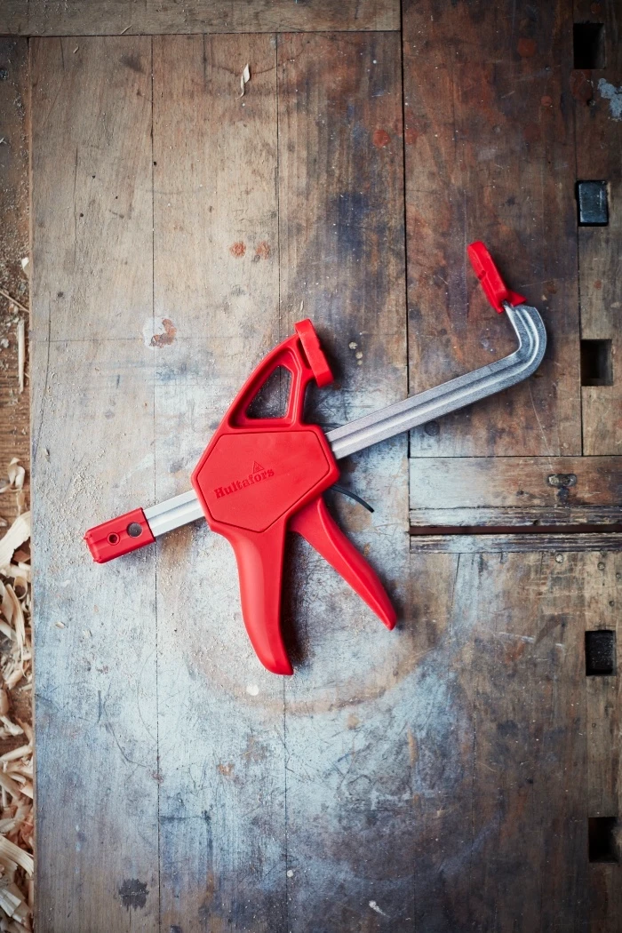 Hultafors Lijmklem QC 15 rood - met snelspanner