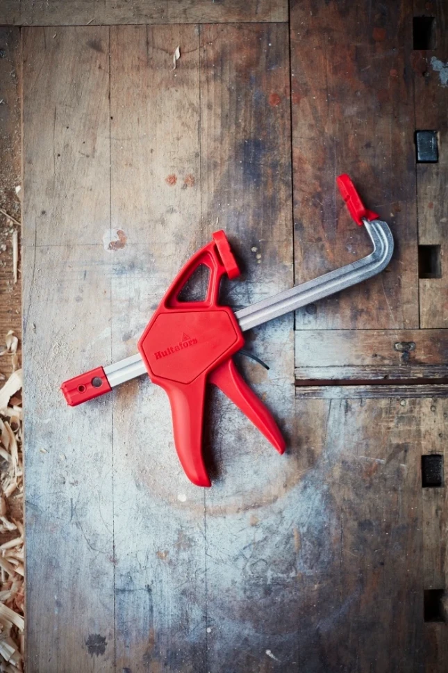 Hultafors Lijmklem QC 15 rood - met snelspanner