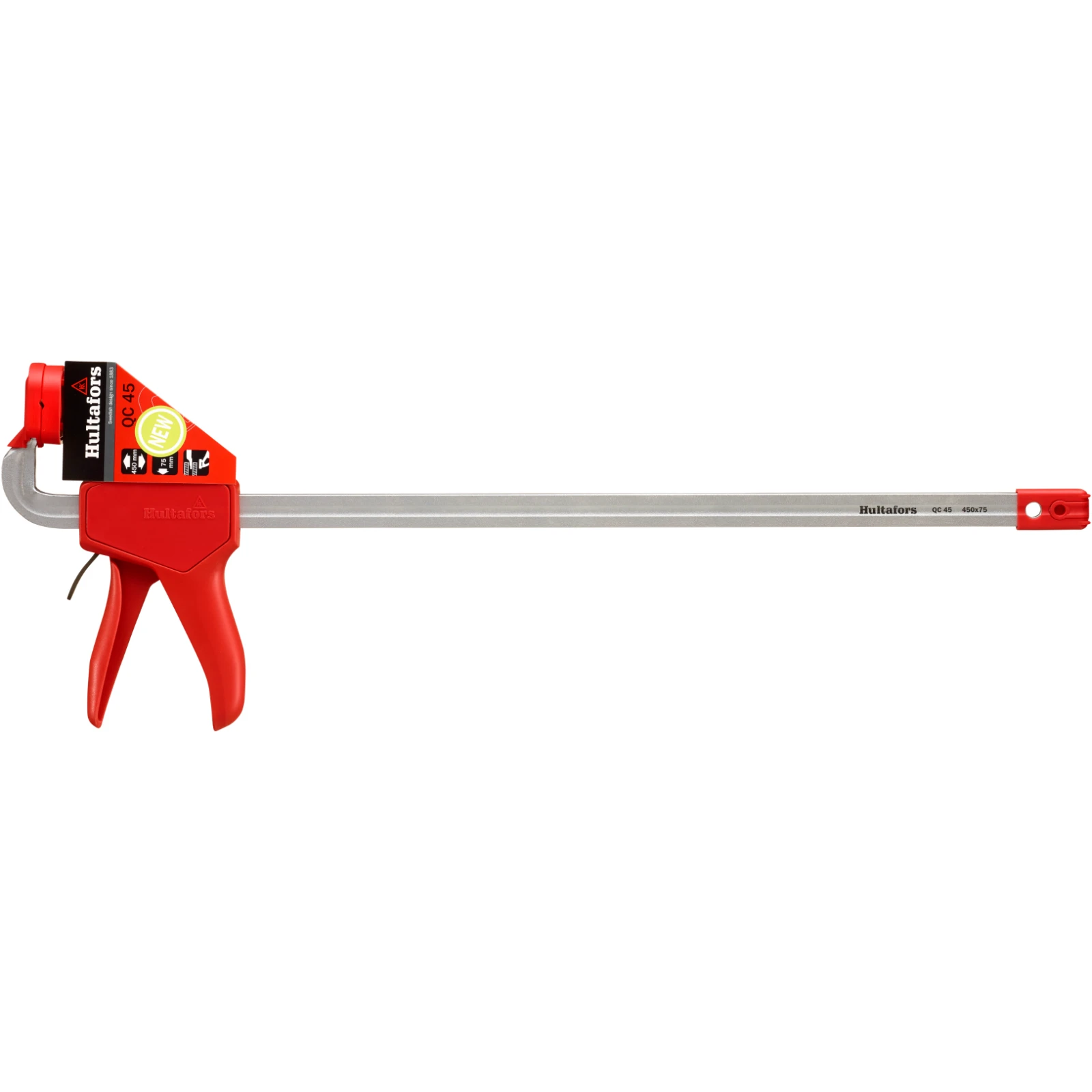 Hultafors Lijmklem QC 45 rood - met snelspanner