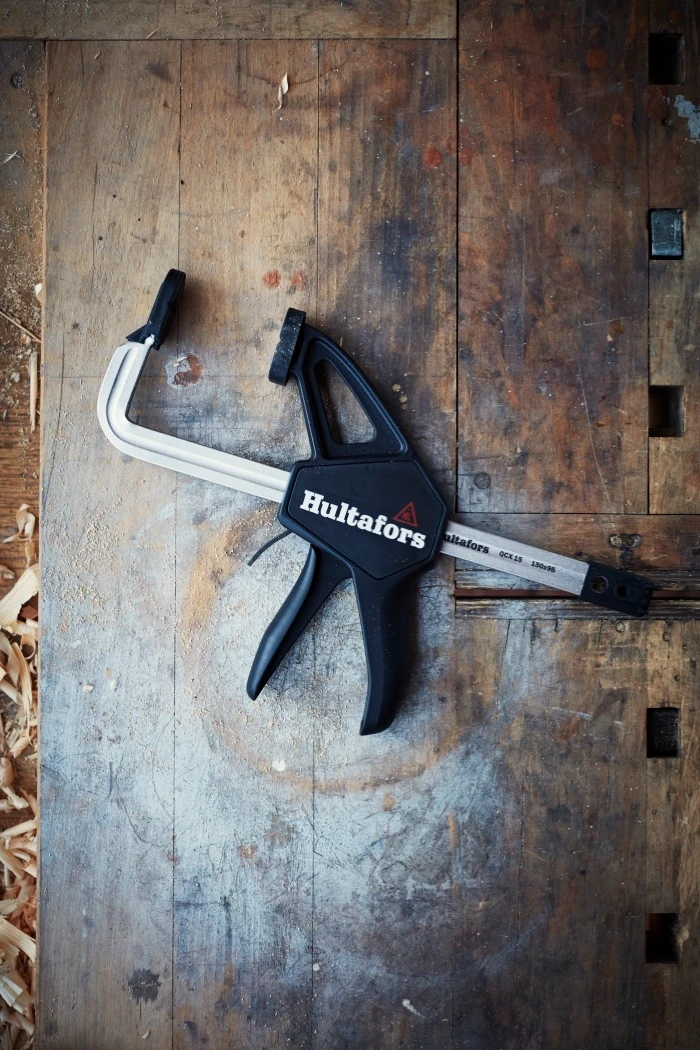 Hultafors Lijmklem QCX 15 zwart - met snelspanner