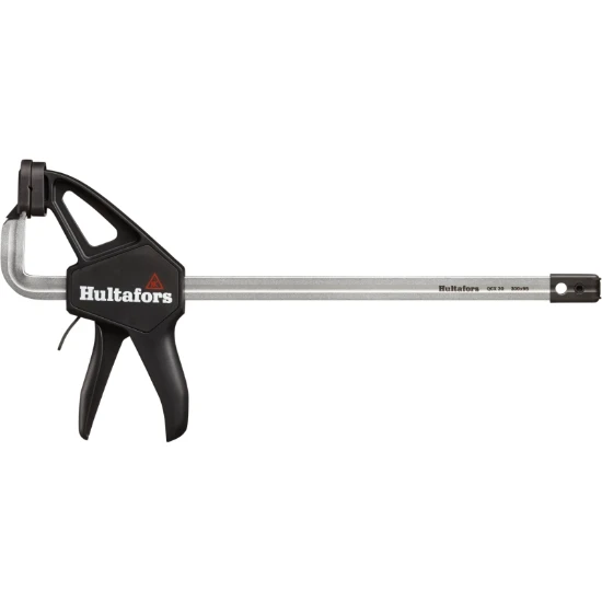 Hultafors Lijmklem QCX 30 zwart - met snelspanner