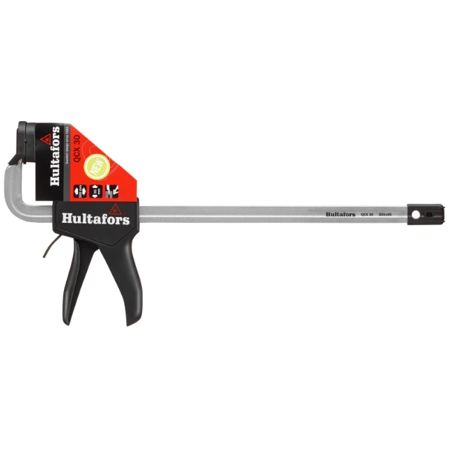 Hultafors Lijmklem QCX 30 zwart - met snelspanner