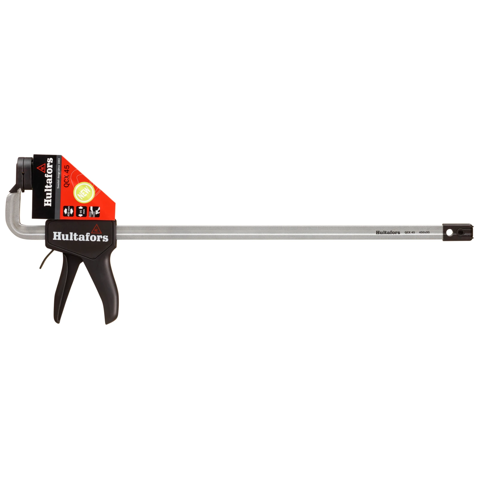 Hultafors Lijmklem QCX 45 zwart - met snelspanner