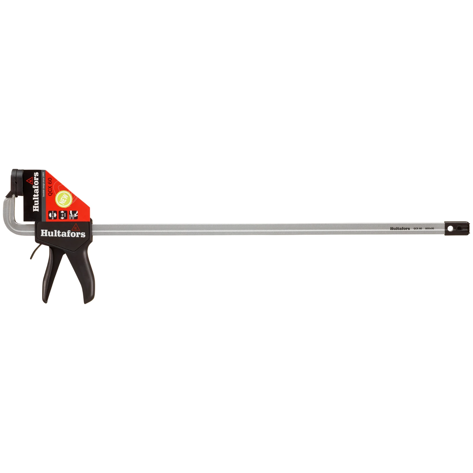 Hultafors Lijmklem QCX 60 zwart - met snelspanner