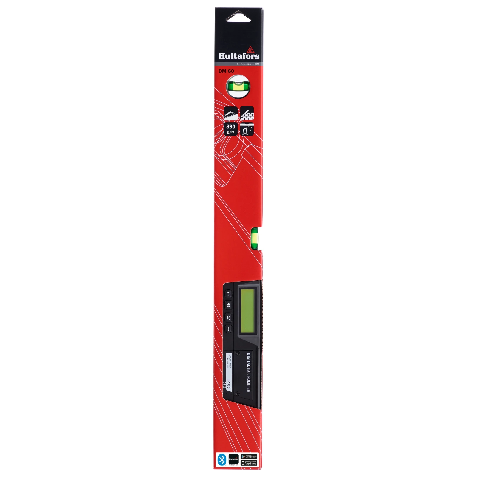 Hultafors Digitale Waterpas DM 60 magnetisch