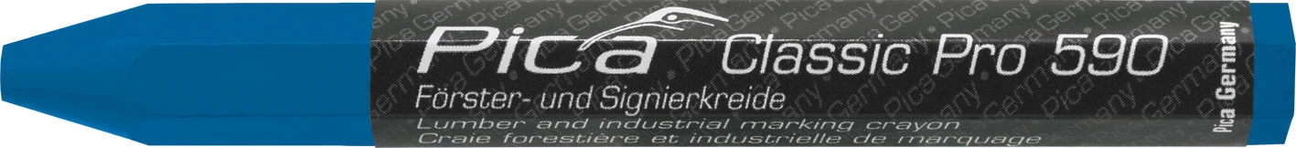 Pica Classic 590/41 Markeerkrijt PRO blauw - 12 krijtjes
