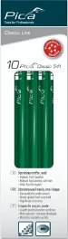 Pica Classic 541/24 Steenhouwerspotlood 10H 24 cm (10 stuks)